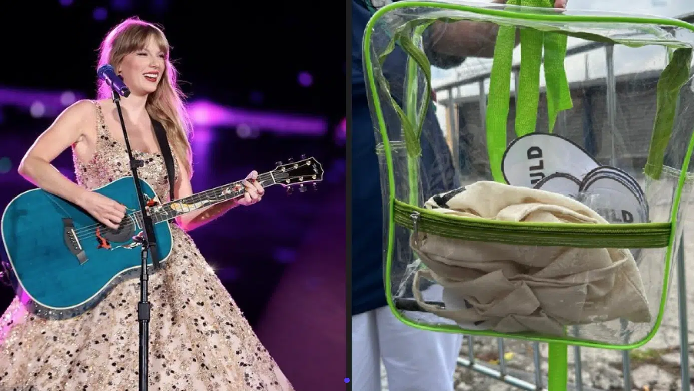 Bolso transparente en concierto de Taylor Swift