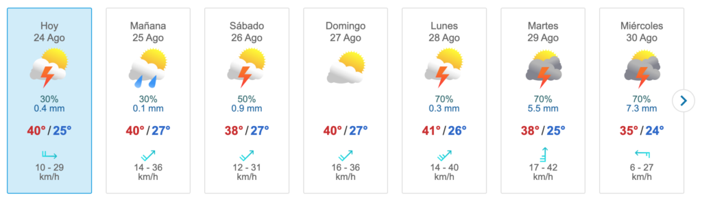 PRONÓSTICO DEL TIEMPO CULIACÁN 