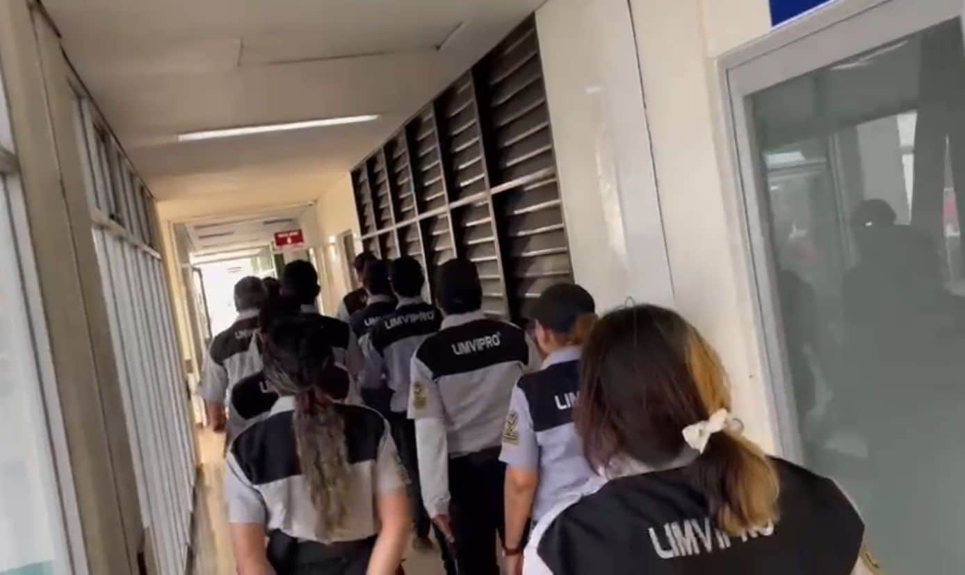 guardias de seguridad del HG de Los Mochis