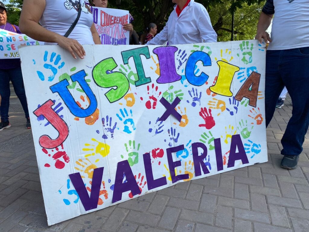 FAMILIAS Y AMGOS PIDEN JUSTICIA POR VALERIA EN AHOME.