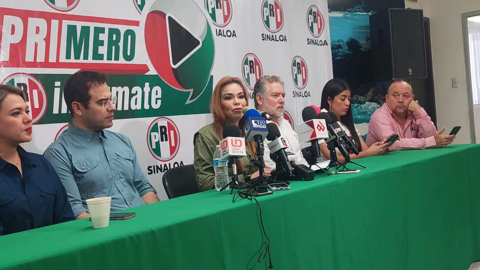 presidenta del Partido Revolucionario Institucional (PRI) en Sinaloa, Paola Gárate Valenzuela.