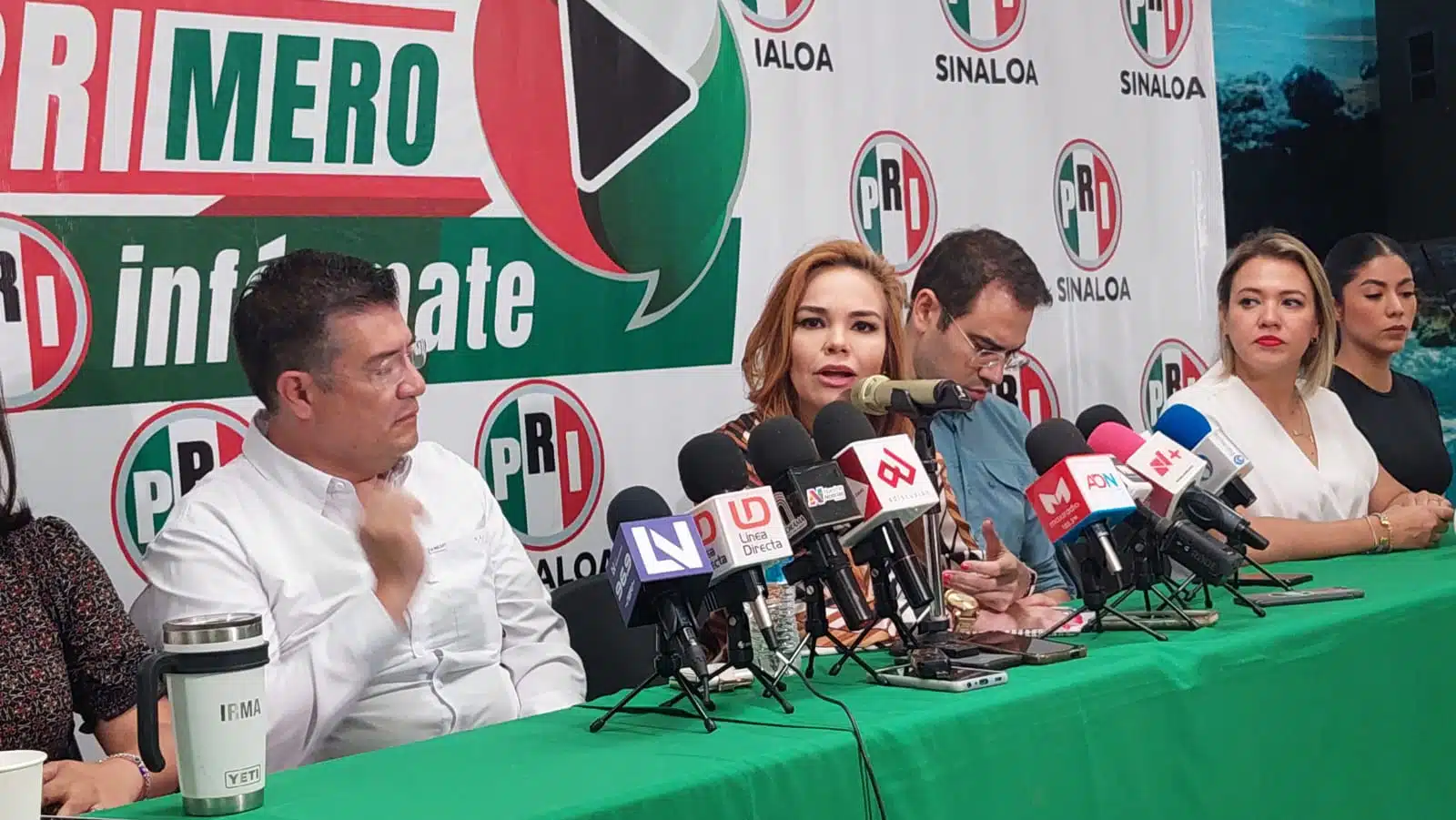 presidenta del Partido Revolucionario Institucional (PRI) en Sinaloa, Paola Gárate Valenzuela