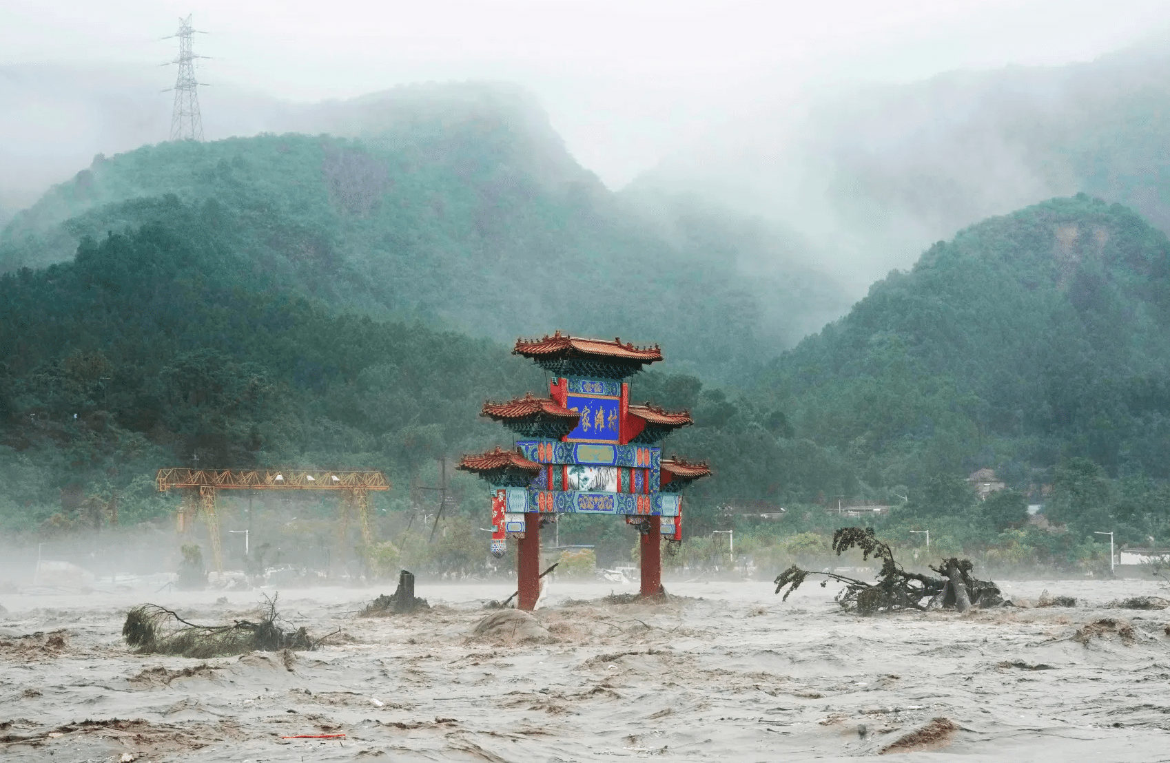 puerta tradicional de Beijin, China