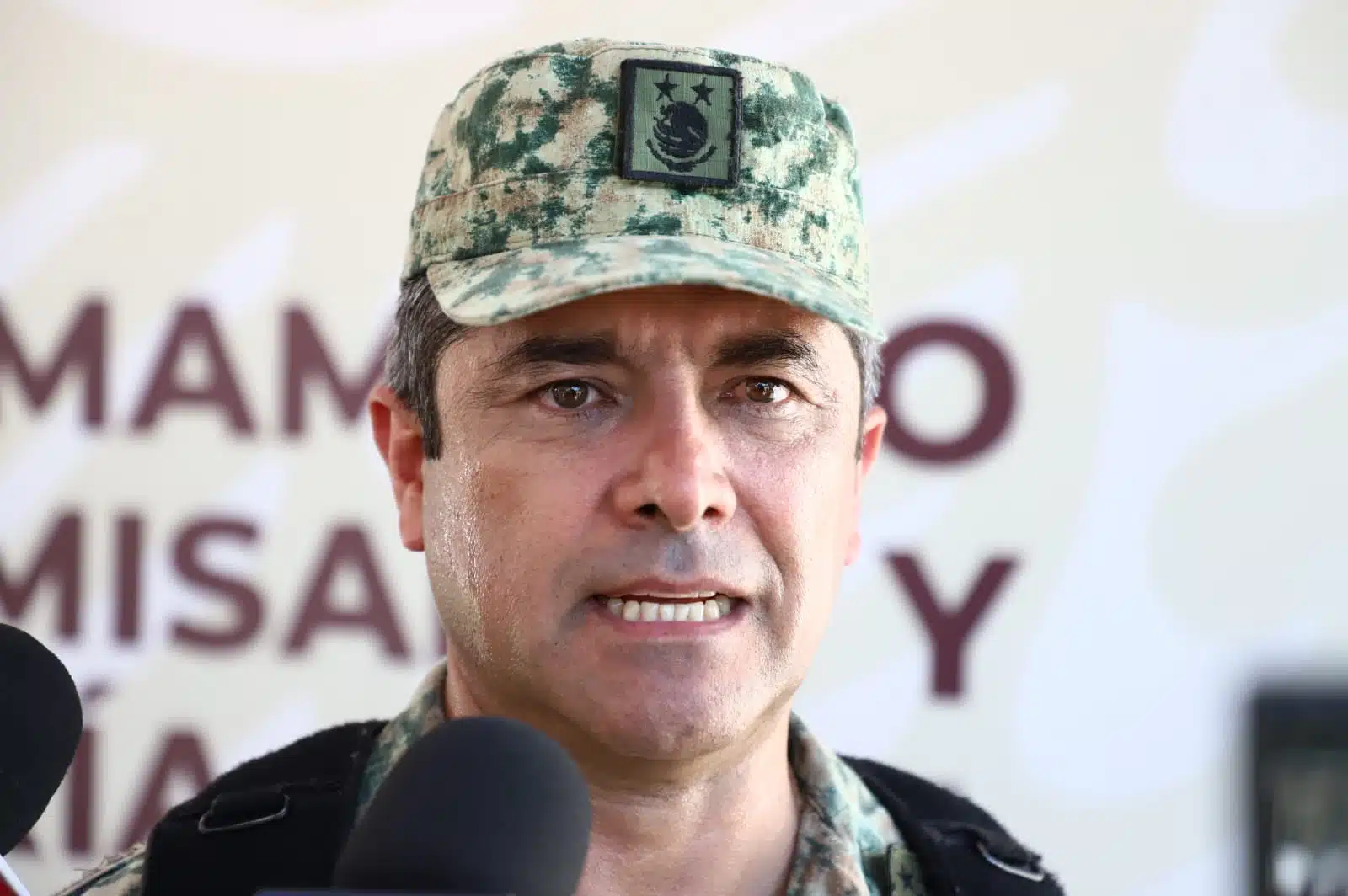 general Alfredo Salgado Vargas, comandante de la Novena Zona Militar