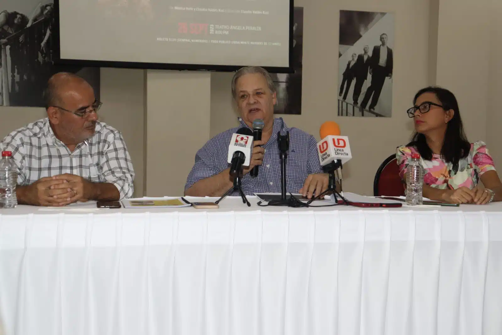 Rueda de prensa para presentar la edición número 12 del festival de teatro Escena Mazatlán 2023