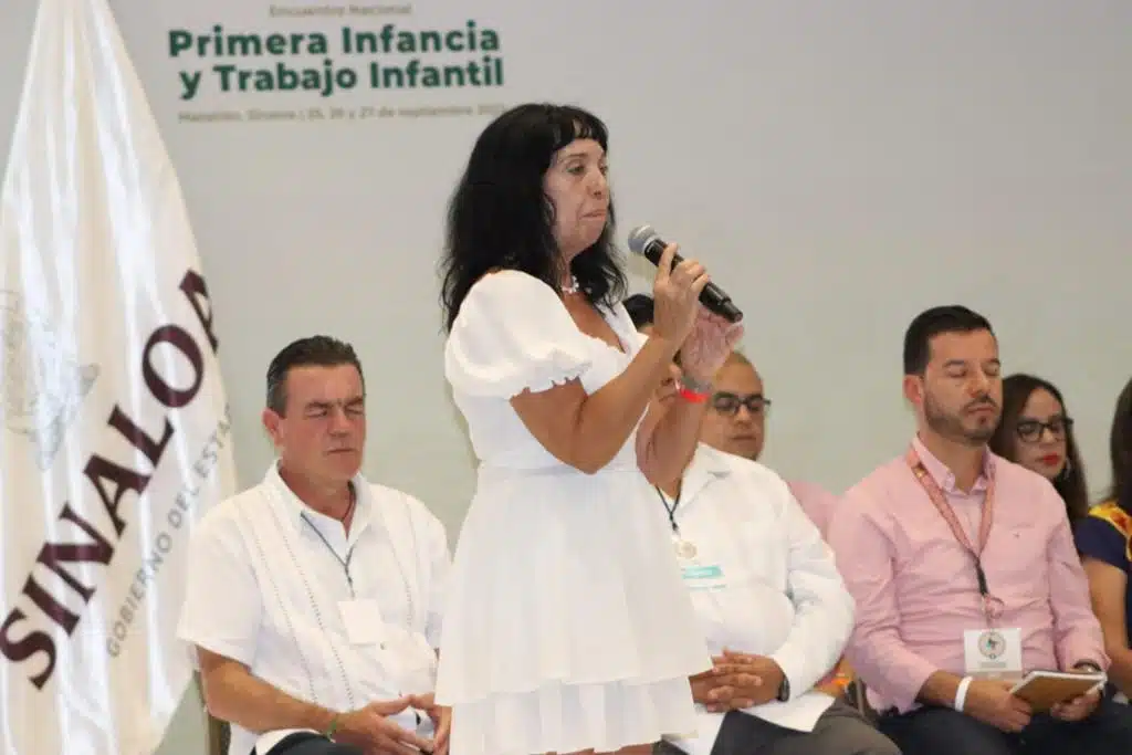Nuria Fernández Espresate en el Encuentro Nacional de la Primera Infancia y Trabajo Infantil