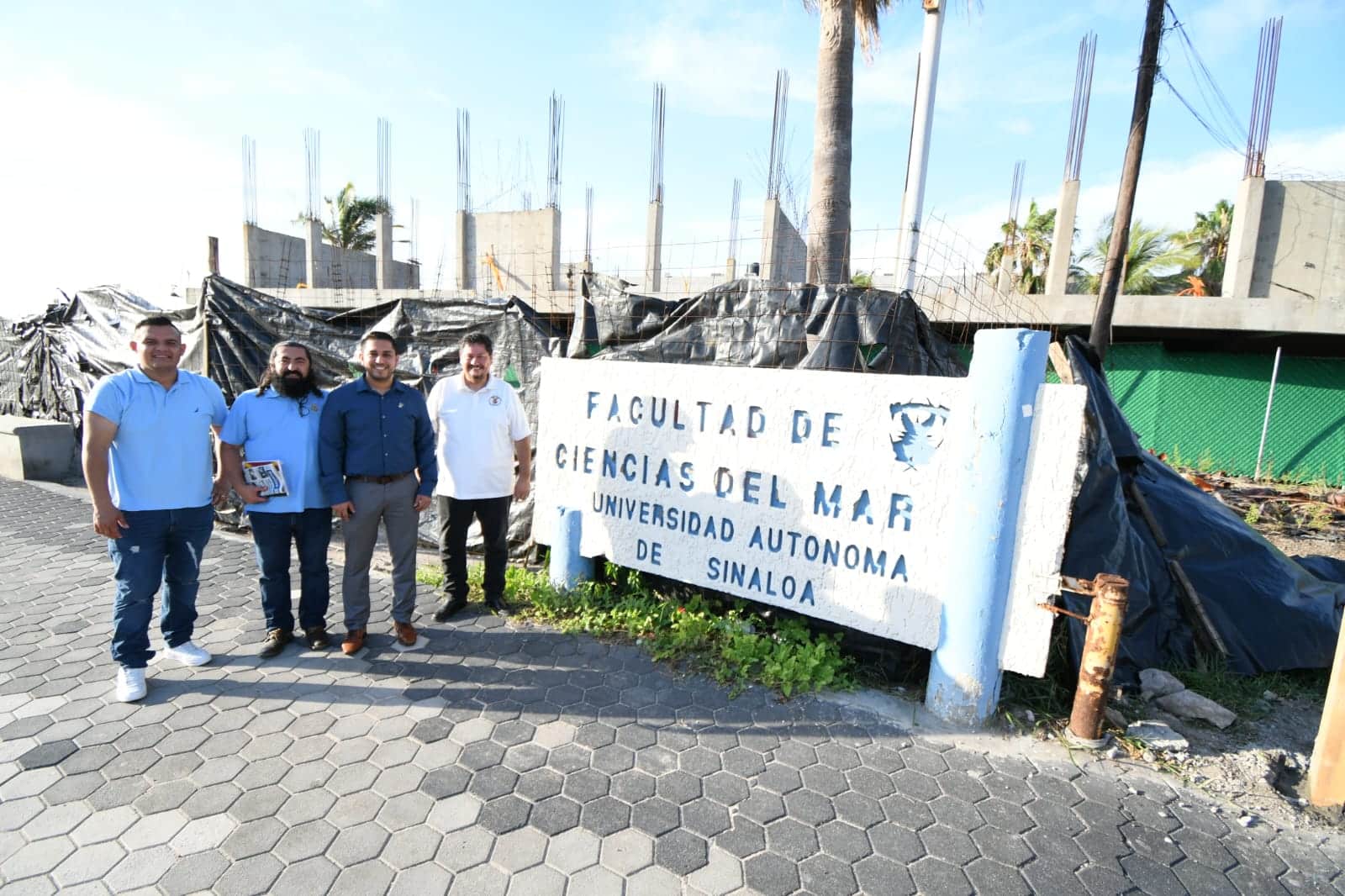 Construcción de la Facultad de Ciencias del Mar