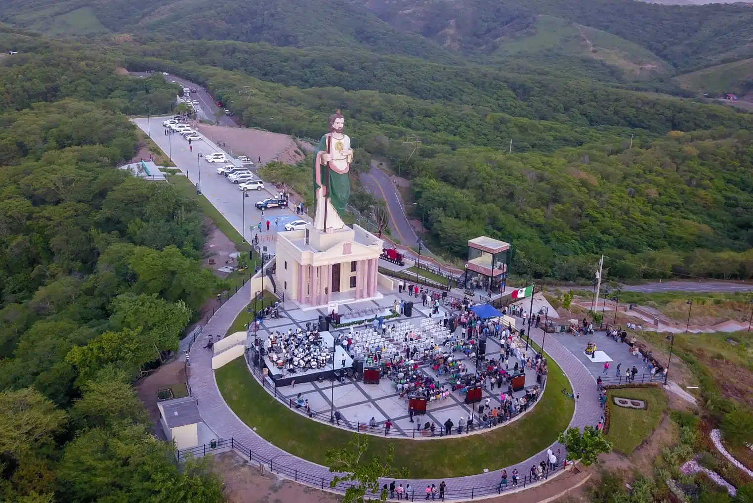 Vista aérea del parque Mirador