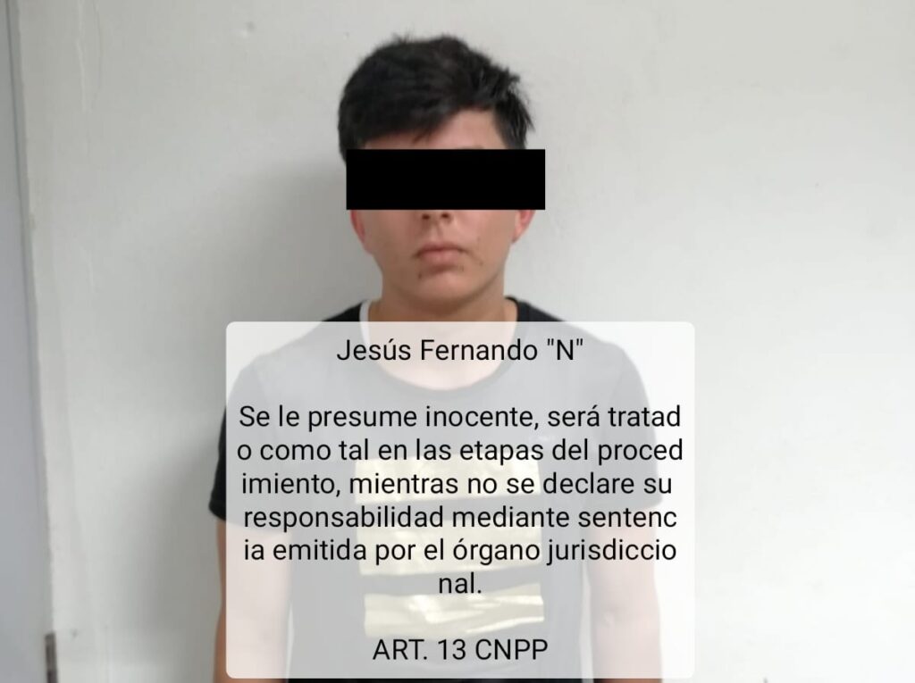 Jesús Fernando "N", detenido por llevar un arma de fuego sin la documentación reglamentaria