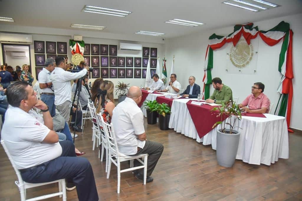 Conferencia de prensa del Ayuntamiento de Ahome