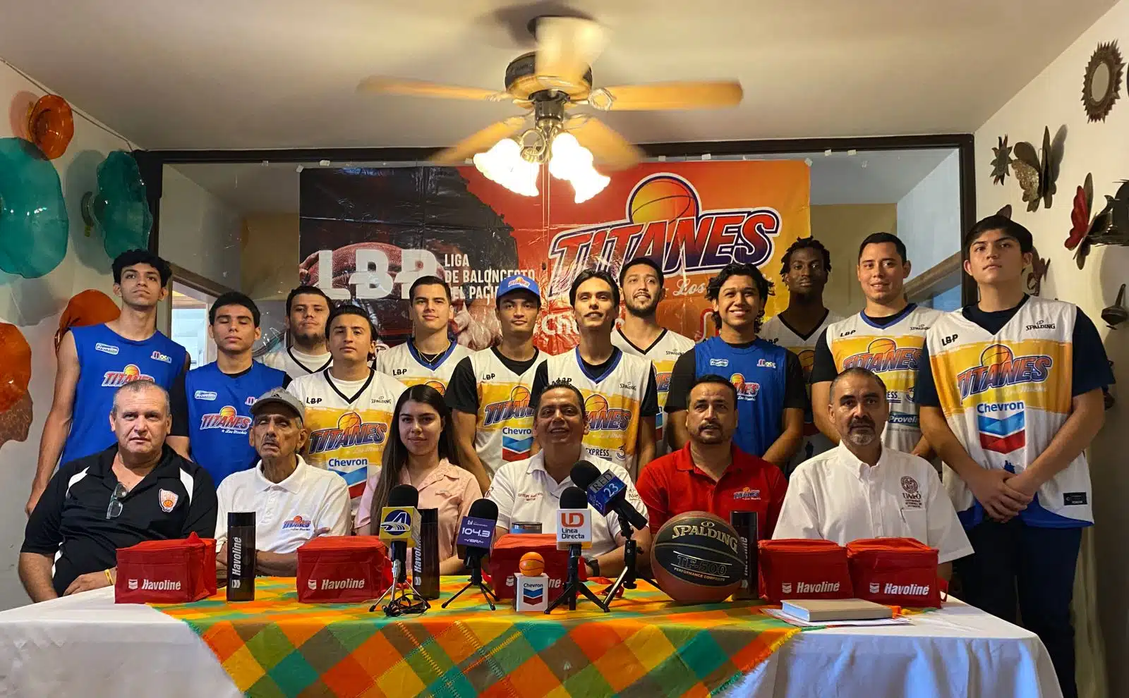 Presentación del club Titanes de Los Mochis rumbo a la Liga de Baloncesto del Pacífico