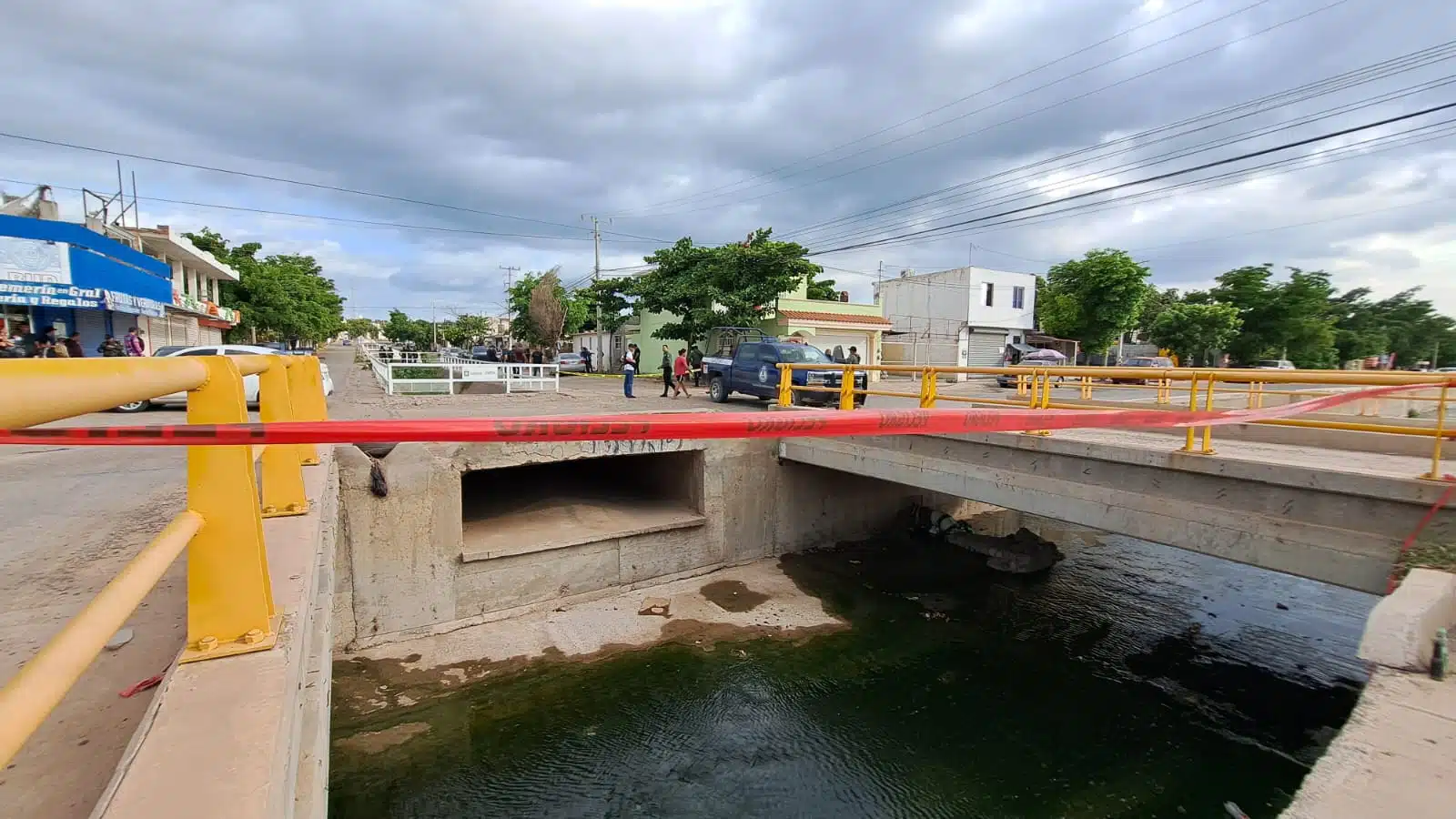 Zona acordonada en el fraccionamiento Chulavista, Culiacán