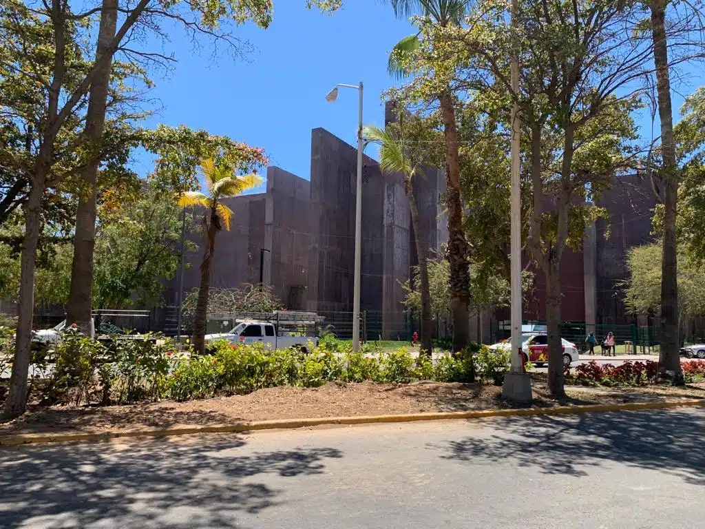 Exterior del anterior Acuario Mazatlán