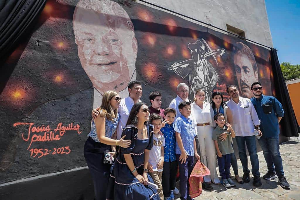 Mural de Jesús Aguilar Padilla en Cosalá