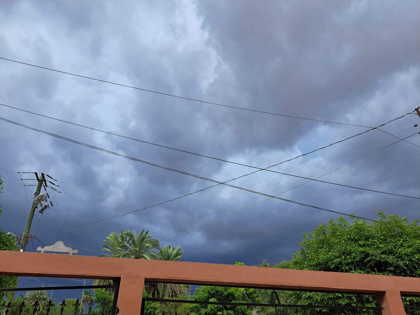 Cielo mayormente nublado en el norte de Sinaloa