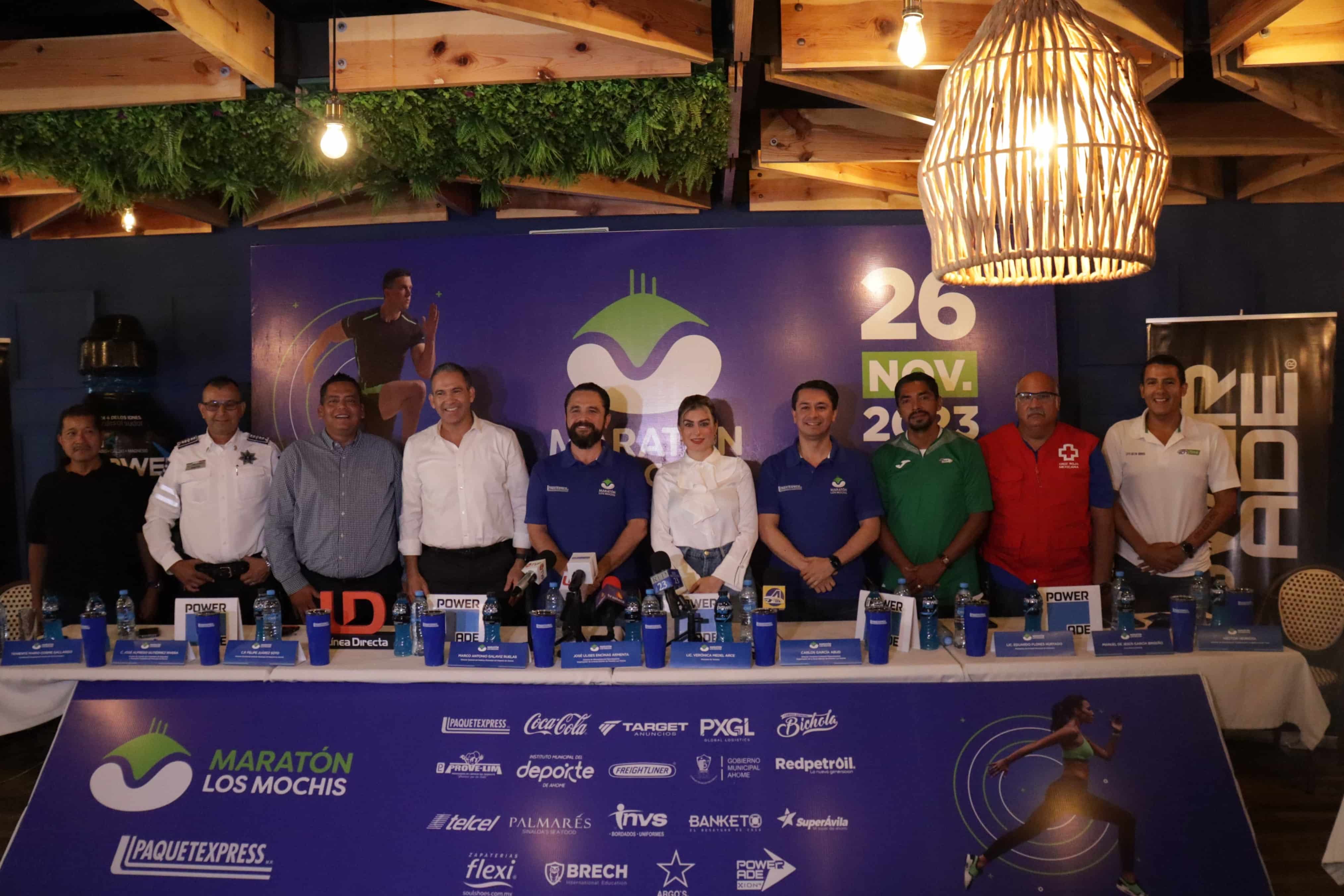 Conferencia de prensa en la que se dio a conocer la invitación a la sexta edición del Maratón Los Mochis Paquetexpress