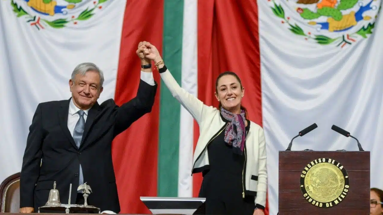 AMLO y Claudia Sheinbaum