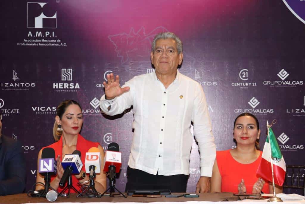 Conferencia de prensa sobre el Congreso Nacional Inmobiliario AMPI Mazatlán 2023.
