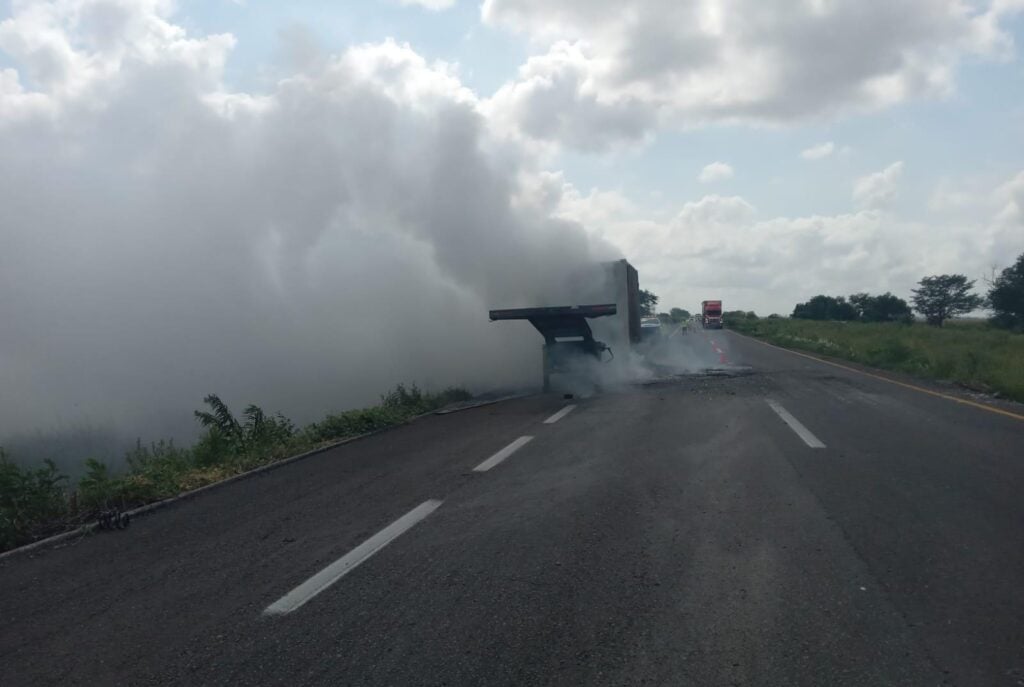 Accidente de tráiler