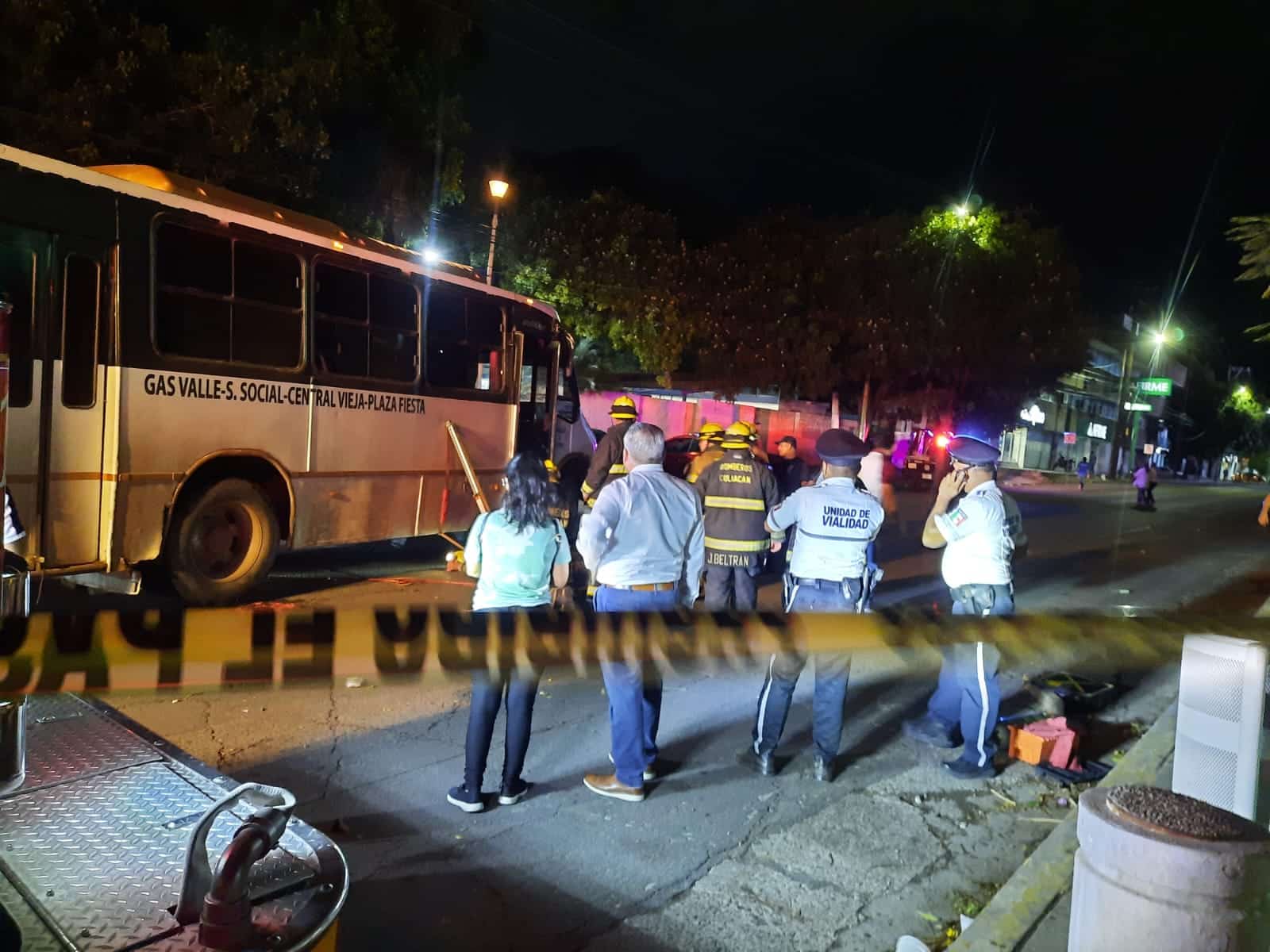 El accidente ocurrió en la colonia Miguel Alemán de Culiacán.