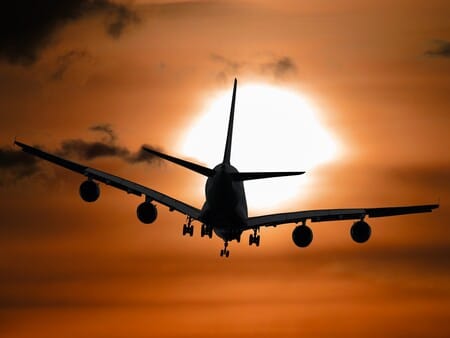 Avión en vuelo