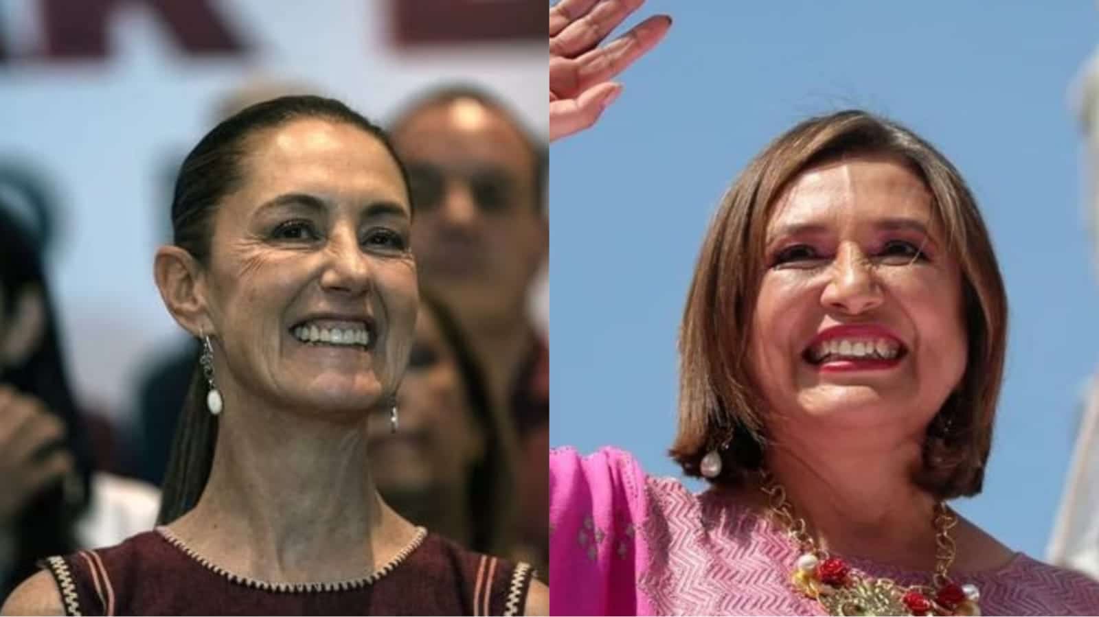 Claudia Sheinbaum Pardo y Xóchitl Gálvez Ruiz