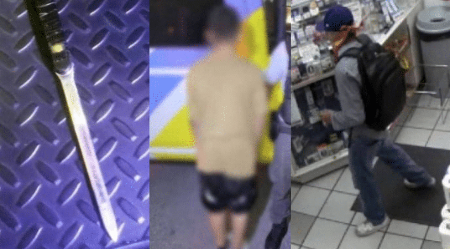 Detienen menor de edad por presunto asalto