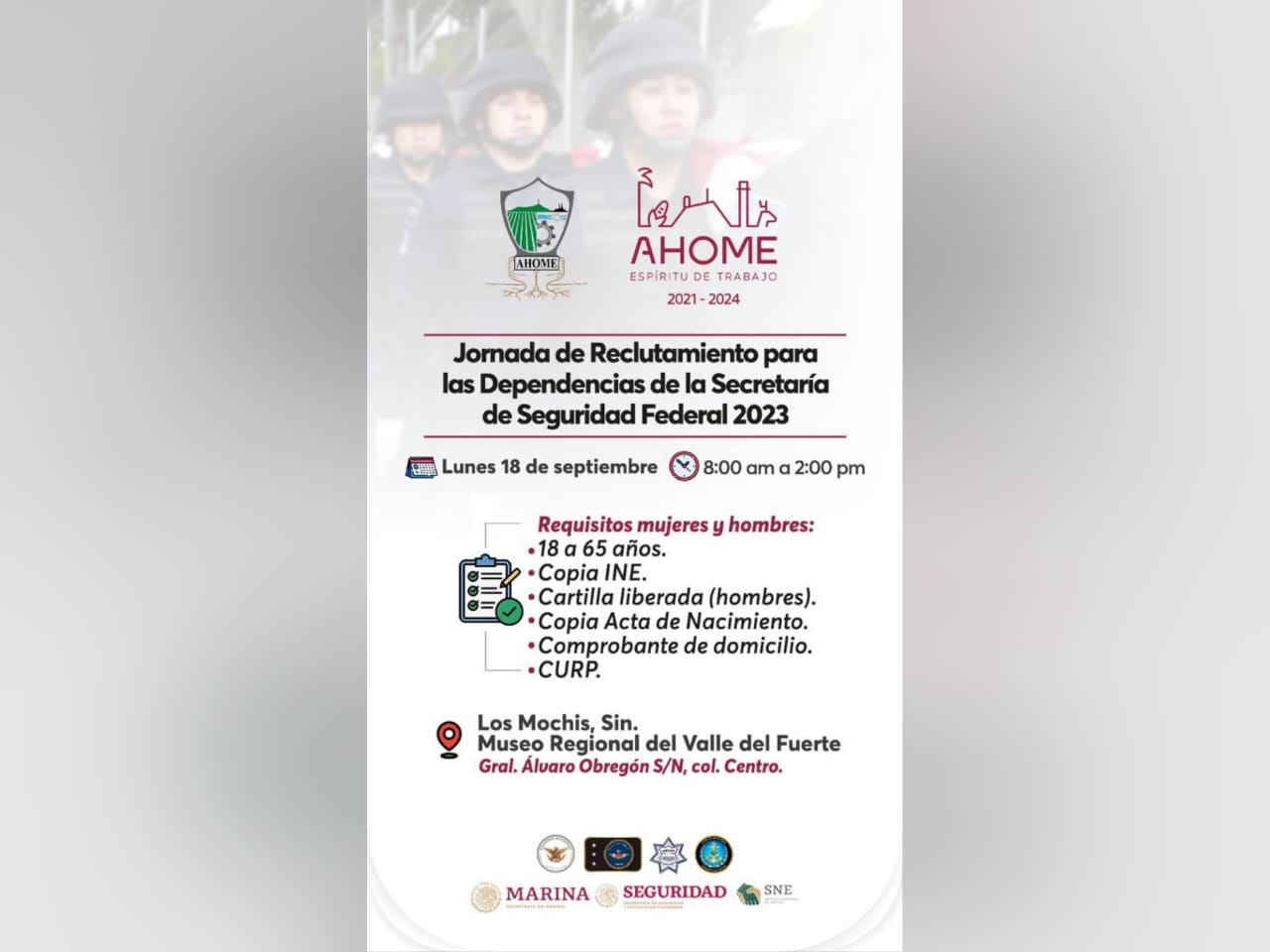 Habrá Feria del Empleo a Los Mochis
