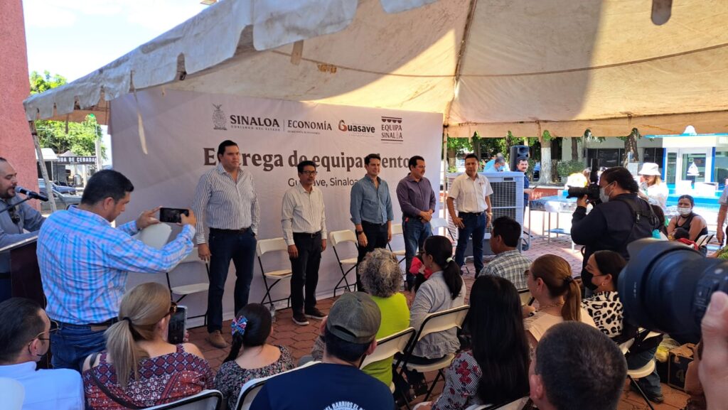 Con el programa Equipa Sinaloa se beneficiaron alrededor de 50 emprendedores del municipio.
