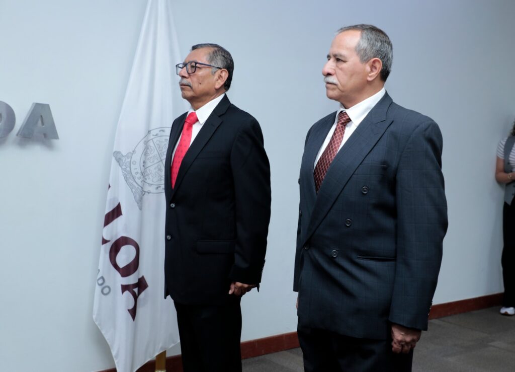 Secretario y subsecretario de Seguridad Pública en Sinaloa, Gerardo Mérida Sánchez y Leoncio Pedro García Alatorre, respectivamente