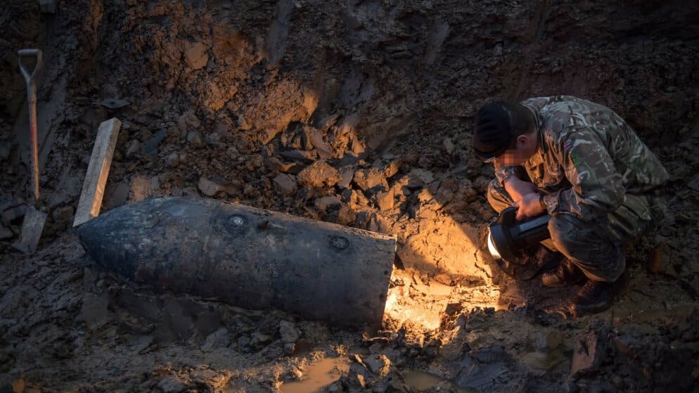 Hallan bomba de la Segunda Guerra Mundial sin detonar en Alemania
