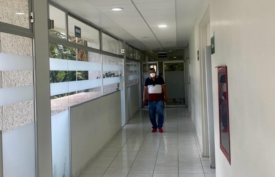 Pasillos del Hospital General de Guasave