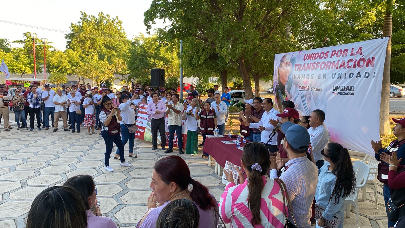 Los simpatizantes de Morena en Guasave 