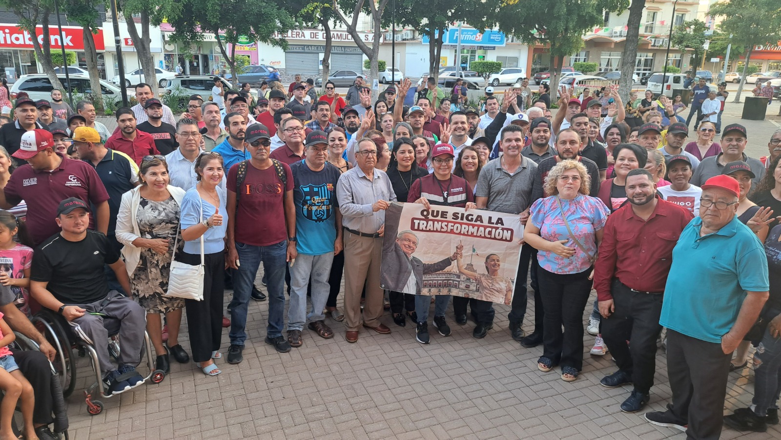 Simpatizantes de Morena 