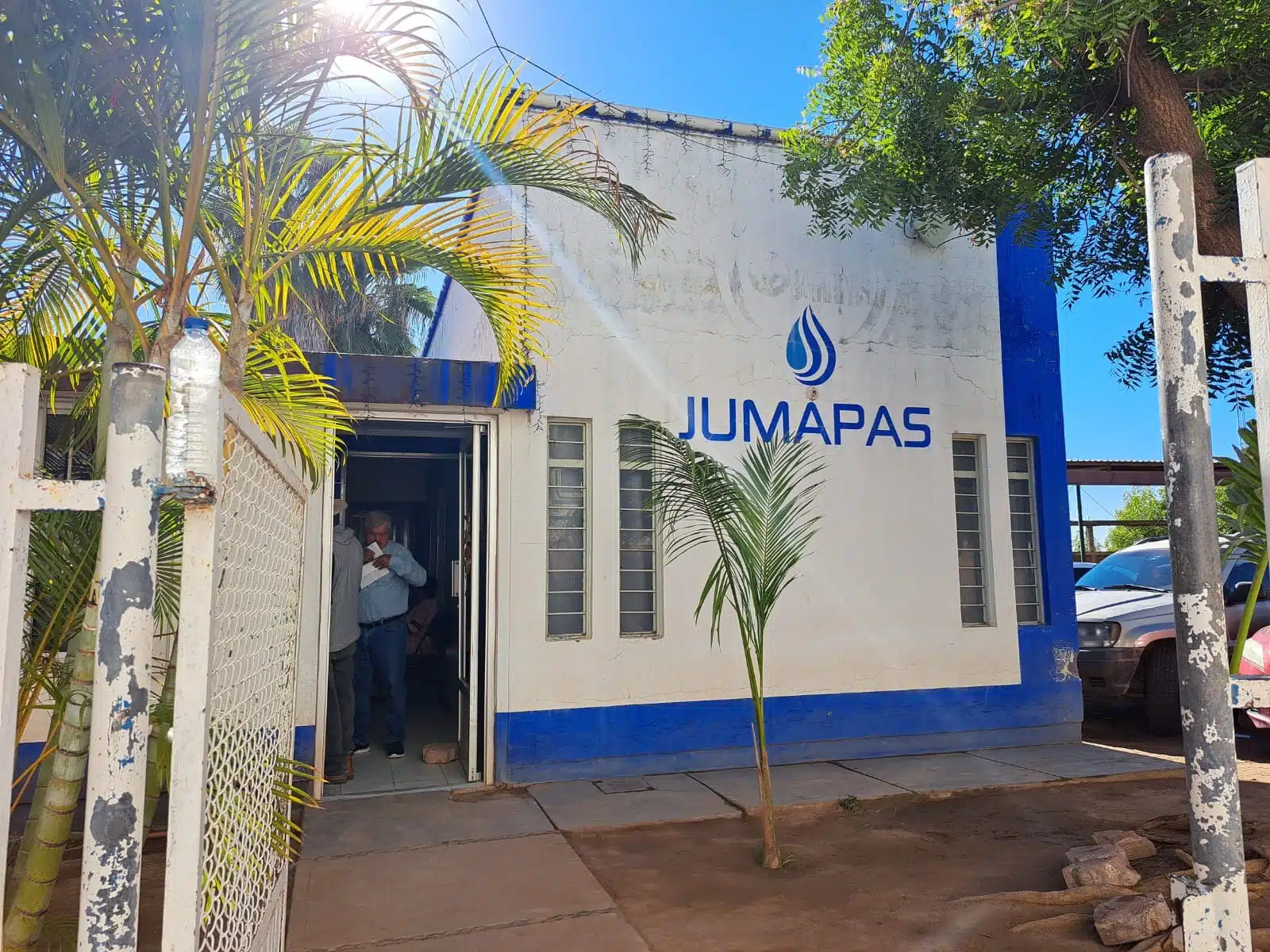 instalaciones de la Junta Municipal de Agua Potable de Sinaloa.