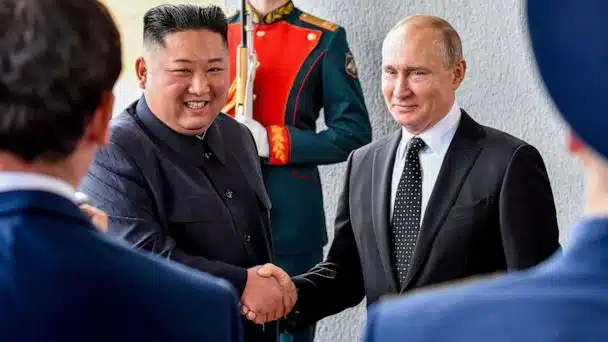 Kim Jong Un y Vladimir Putin protagonizan encuentro en Rusia