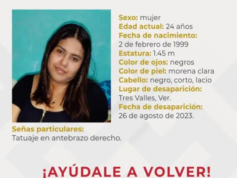 Lorena, de 24 años, también desapareció en Veracruz; van nueve personas que no vuelven a casa