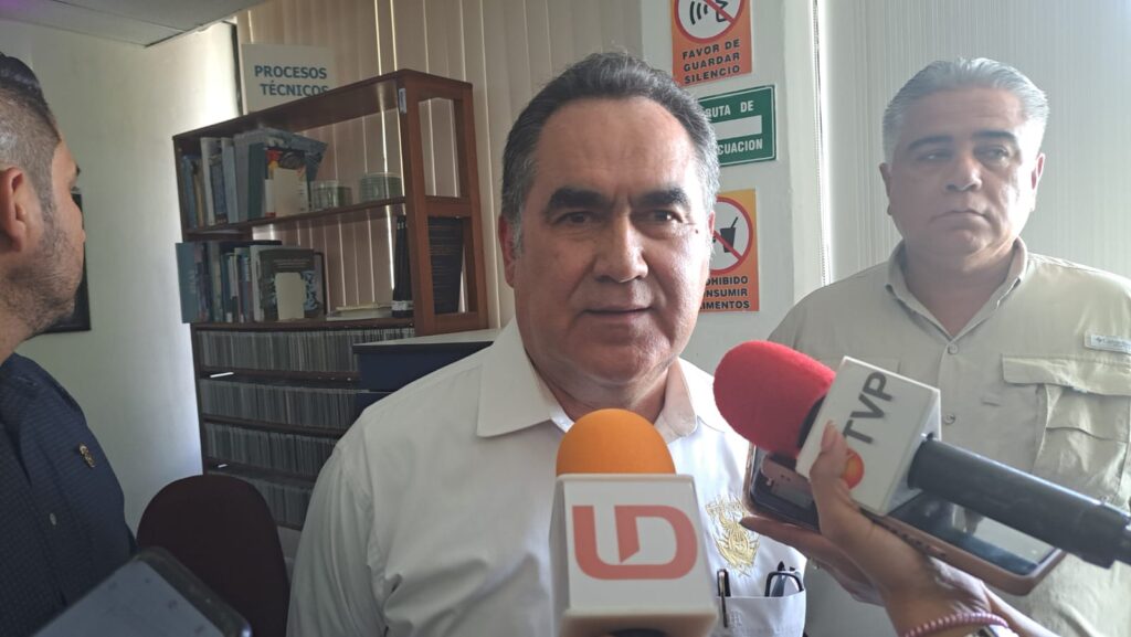 rector de la Universidad Autónoma de Sinaloa (UAS), Jesús Madueña Molina.