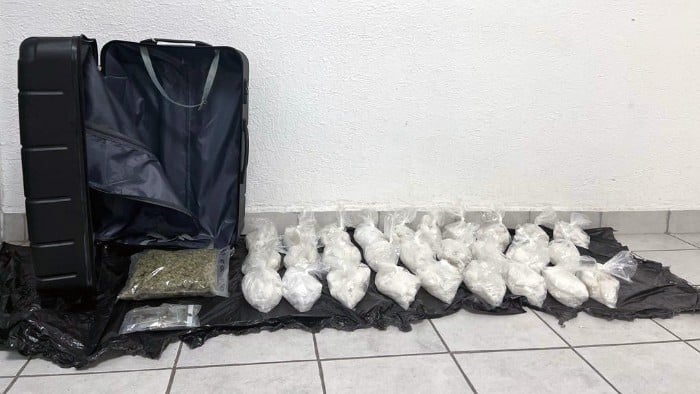 Droga en paquetes decomisada por la GN