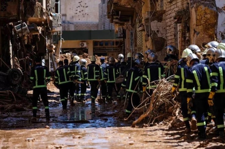 Ya son más de 11 mil los muertos por severas inundaciones en Libia
