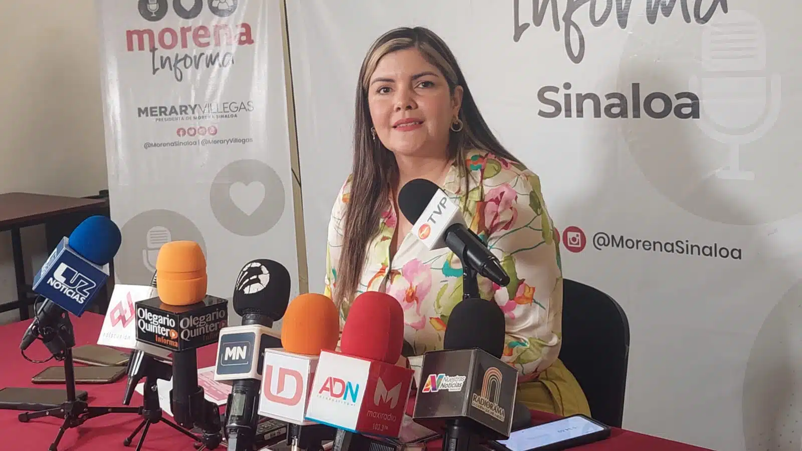 Merary Villegas Sánchez presidenta de Morena en Sinaloa