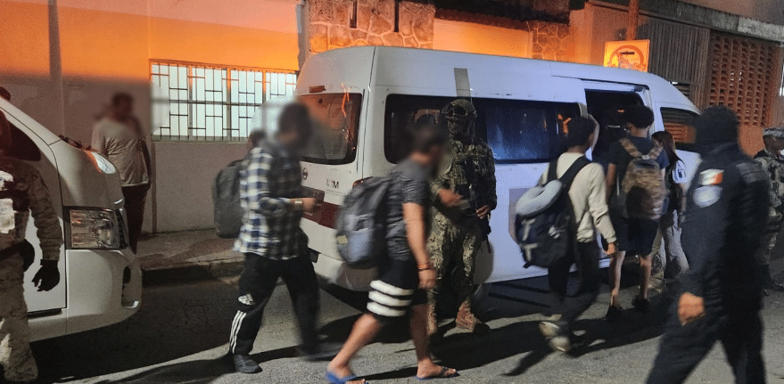 Migrantes de la india rescatados