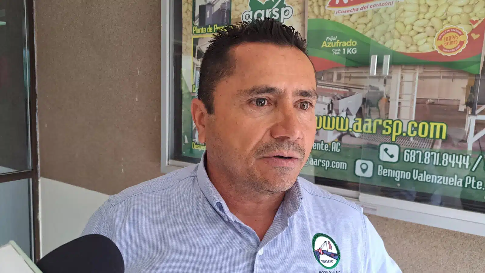 Presidente del Modulo de riego en Guasave, Modesto López Leal.
