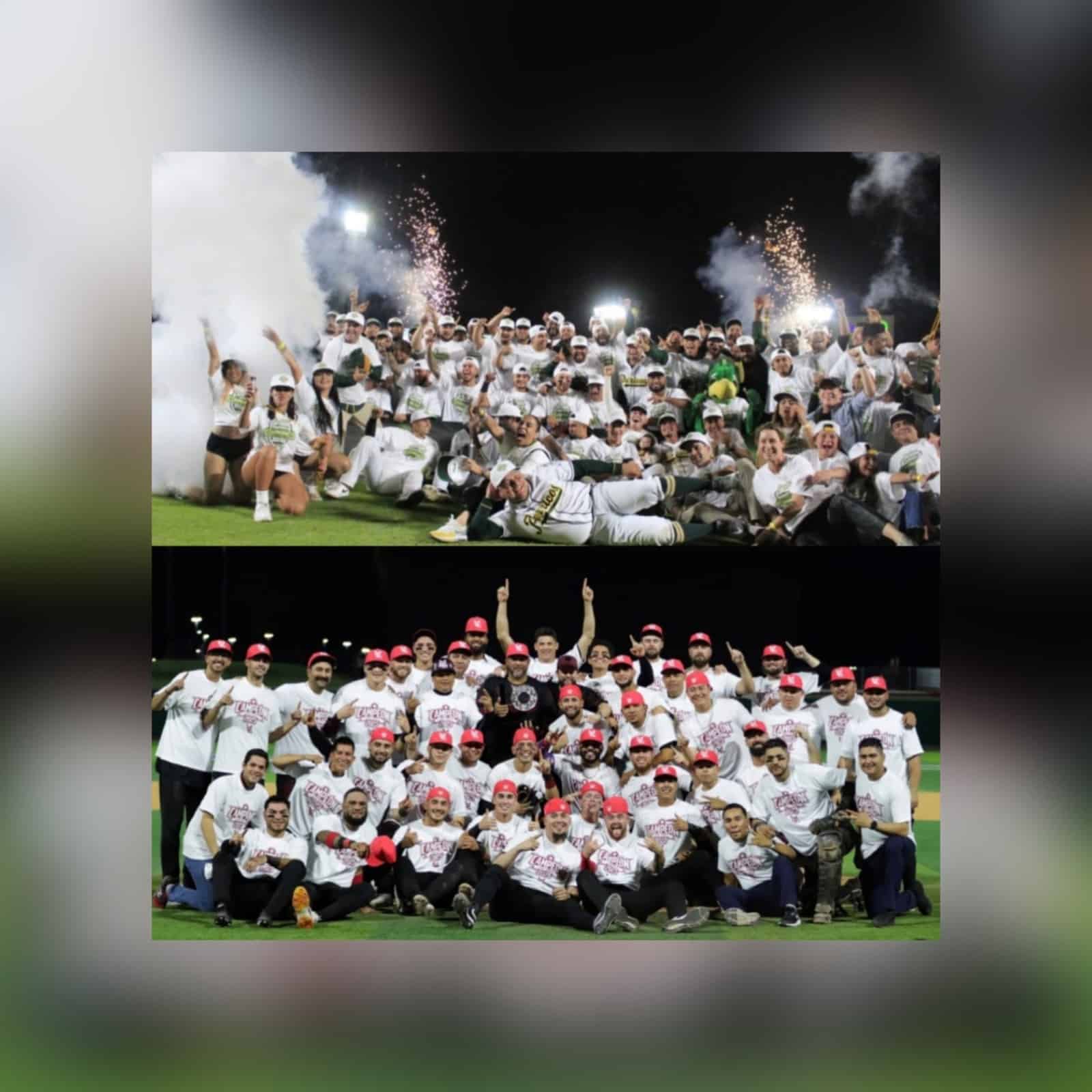 Jugadores de beisbol sobre el terreno de juego