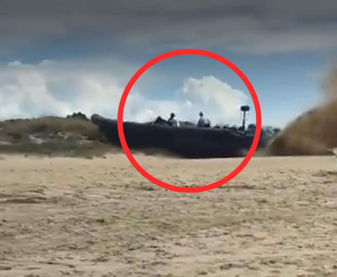 Persecución entre Guardia Costera y narcotraficante termina en playa con turistas