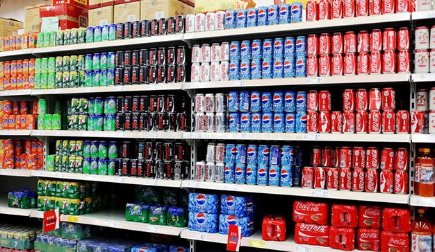 Refrescos en anaquel
