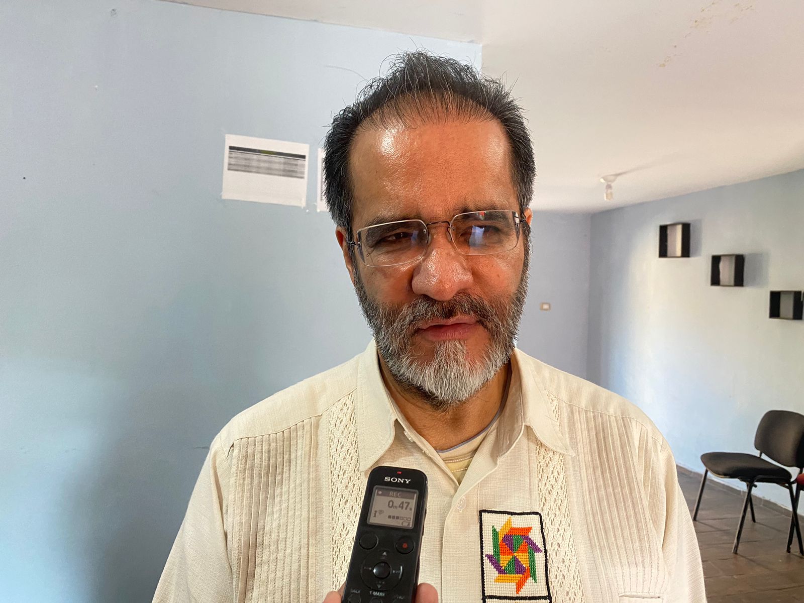 René Bejarano, dirigente del Movimiento Nacional por la Esperanza