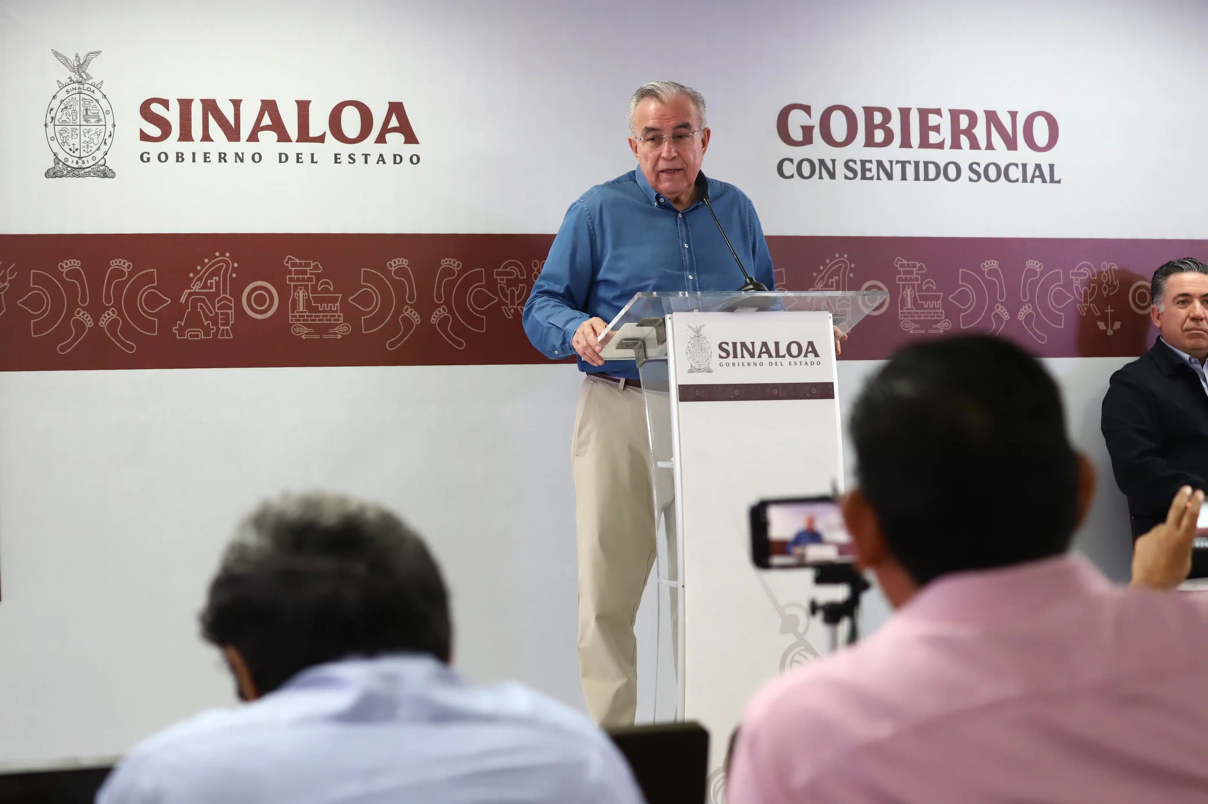Gobernador de Sinaloa en su conferencia semanal