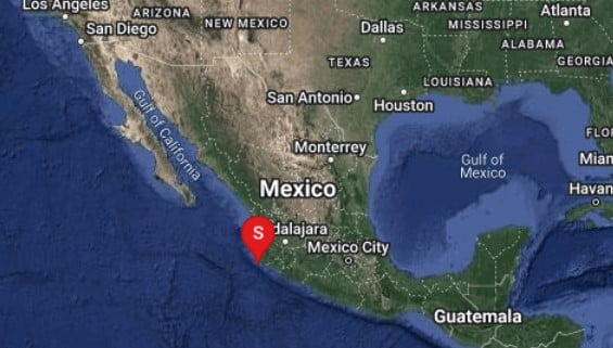 Sismo mapa