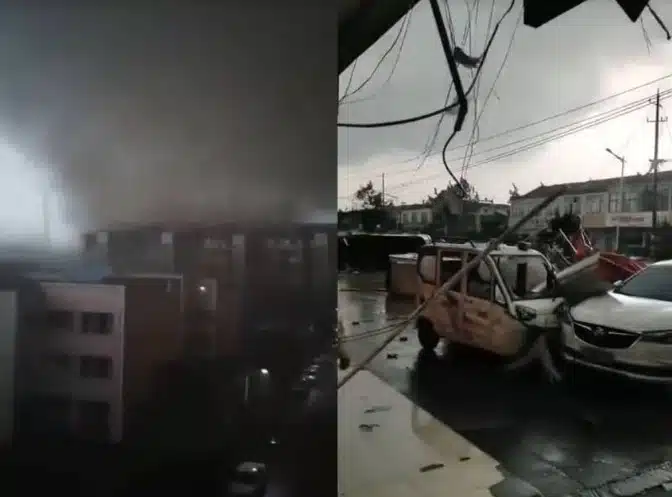 Violento tornado causa destrozos en China